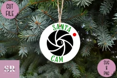 Santa cam svg| vinyl cutting |Christmas ornament svg Product Image 2