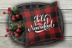 Feliz Navidad calligraphy. Merry Christmas in Spanish SVG Product Image 3