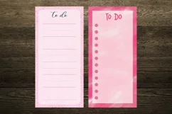Pink Blush and Gold Collection of To Do List and Notes Product Image 5