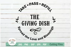 Christmas Sharing plate, Giving plate SVG,DXF,PNG,EPS,PDF Product Image 2