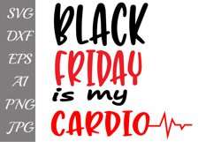 Black Friday Cardio Svg Product Image 1