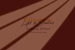 Window Sunlight Shadow Overlay Effect Mockup Product Image 1
