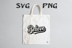 Believe quote Svg Png Product Image 3