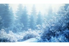frost blue snowy background Product Image 1