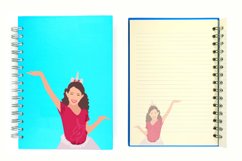 Dressed Up Kid Vector Illustration Product Image 4