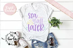 Sea Y'all Later SVG DXF EPS PNG Cutting File Product Image 2