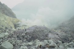 Volcanic crater, where sulfur is mined. Product Image 1