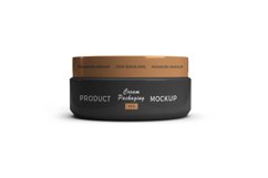 Cosmetic Jar Packaging 3D Mockup Template Photoshop Product Image 1