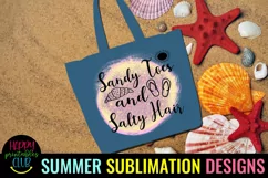 Sandy Toes Salty Hair Beach Sublimation I Summer Sublimation Product Image 3