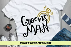 Grooms Man - Weddings SVG EPS DXF PNG Cutting Files Product Image 1