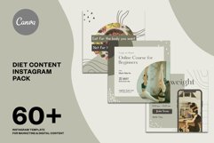 Diet Instagram | CANVA Templates Product Image 1