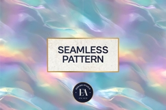 Holographic Pastel Digital Paper, Iridescent Texture Product Image 3