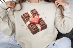 Cute Watercolor Valentines Day Clipart PNG Product Image 1