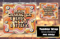 BEAUTIFUL 20oz Tumbler Artwork , Girl Quote Product Image 1