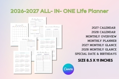 2027-2028 All in One Life Planner Product Image 3