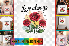 Cheerful PNG TSHIRT Designs, Flowers Quote Product Image 1
