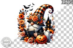 Halloween Gnome Sublimation - Clipart PNG Design Product Image 1