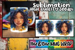 Radiant Afro-American Woman 11oz &amp; 15oz Mug Designs Selectio Product Image 1
