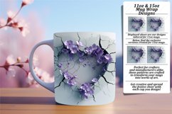 Romantic Splendor: Sublimation Mug Design Product Image 1