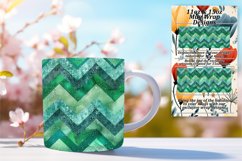 Glittery Colorful Stripes 11oz/15oz Mug Wrap Art Product Image 1