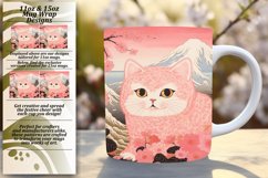 Artistic Cat Odyssey: Sublimation Mug Delights Product Image 1