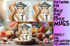 Delightful Animals Graduation Mug Design 15oz Product Image 1