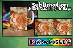 Vibrant Illusion Mug Wrap, 11oz 15oz Sublimation Product Image 1