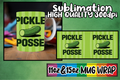 Radiant mornings sublimation mug wrap, Retro Food Product Image 1