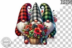Christmas Gnome Sublimation - Clipart PNG Design Product Image 1