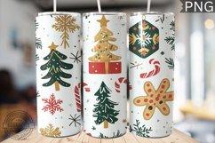 Christmas Tree Tumbler Wrap -High Quality 300 Dpi Product Image 1