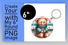 Bright Round Design Car Coaster , Teddy Bear Product Image 1