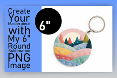 Unique Circle PNG for Sublimation , Holiday Product Image 1