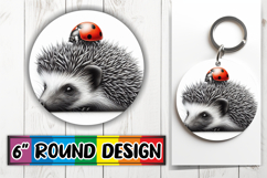 Luminous Circle Ornaments Sublimation, Cute Animals Product Image 1