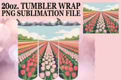 Sweet Sublimation 20oz tumbler wrap, Spring Product Image 1