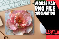 Spring Bloom Burst: 3D Mouse Pad Designs PNG Product Image 1