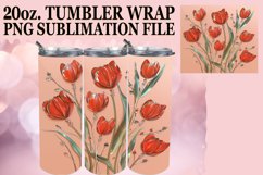 Summer Blossom Glitz Tumbler Wrap - 20oz Delight Product Image 1