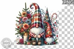 Christmas Gnome Sublimation - Clipart PNG Design Product Image 1