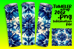 20oz Tumbler Design for Gift Ideas , Watercolor Patter Product Image 1