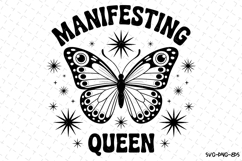 Manifesting Queen Svg | Halloween Svg | Svg Cut Files Product Image 1