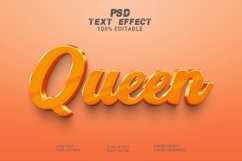 Queen Editable text effect , 3d font Style Product Image 1