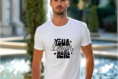 Gildan 64000 Tshirt Mockup, White Tshirt Mockup 64000 Product Image 1