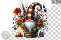 Christmas Gnome Sublimation - Clipart PNG Design Product Image 1