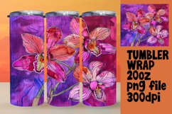 Vibrant Flower Wrap Patterns for 20oz Tumblers Product Image 1