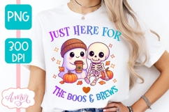 Cute ghost PNG for sublimation | Cute Halloween shirt PNG Product Image 4