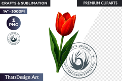 Flower Clipart PNG, Botanical Illustration Floral graphic Product Image 1