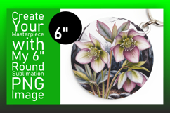 Bright Circle Design for Coasters , Flowers Product Image 1