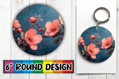 Colorful Floral Circle Sublimation Collection Product Image 1