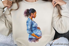 Mothers Day Pregnant Sublimation PNG Product Image 1