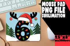 Cozy MOUSE MAT Inspirational Sublimation, Christmas Product Image 1