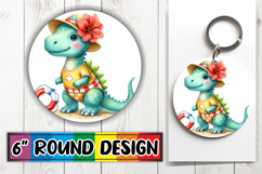 Timeless Circle Keychain Magic, Dino Product Image 1